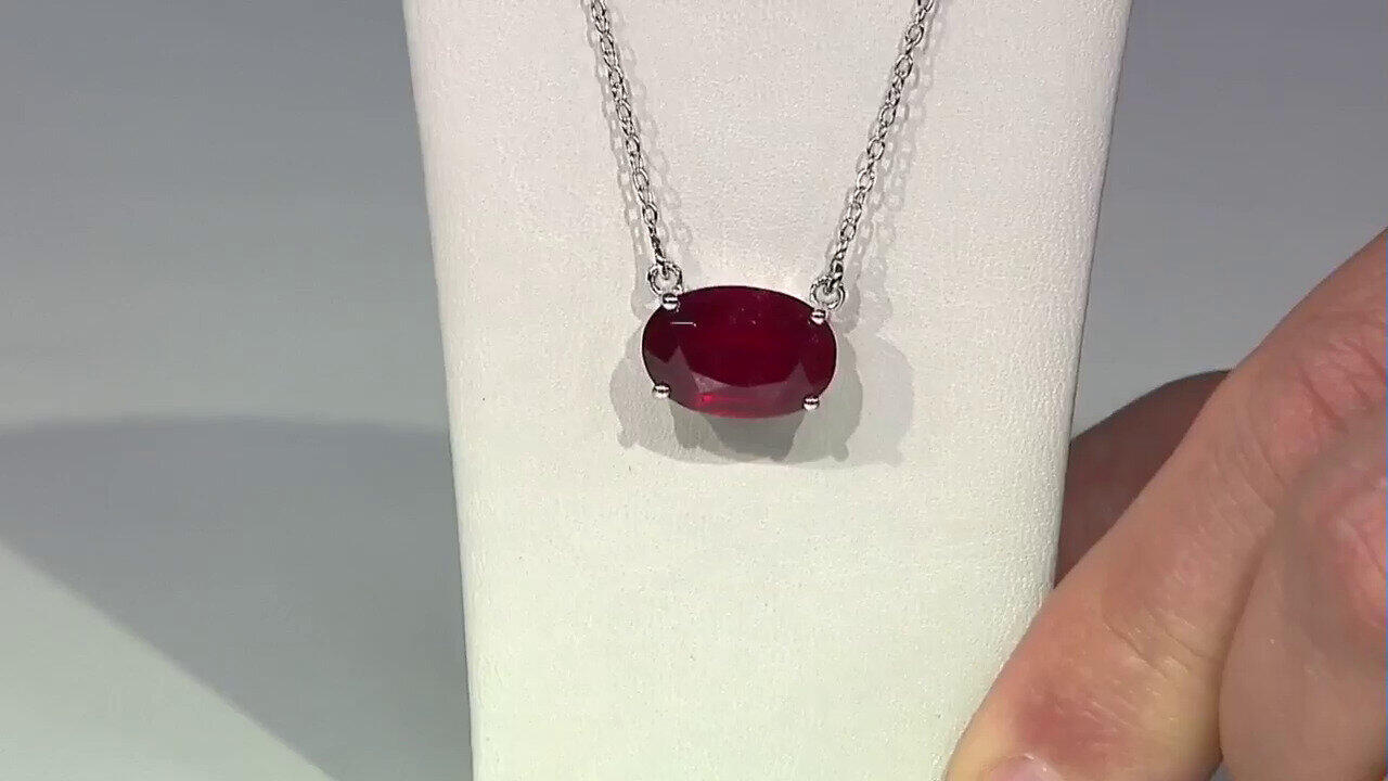 Video Collana in argento con Rubino del Madagascar (de Melo)