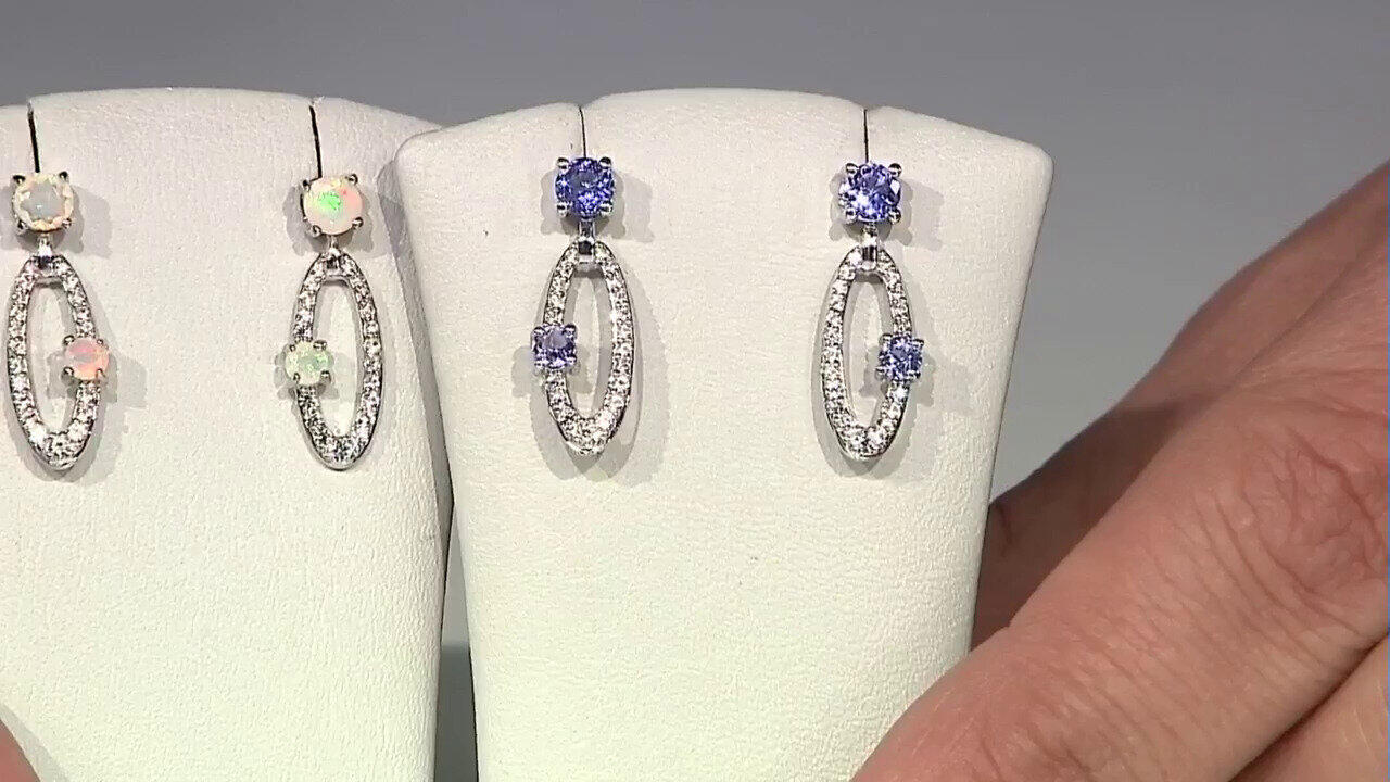 Video Orecchini in argento con Tanzanite