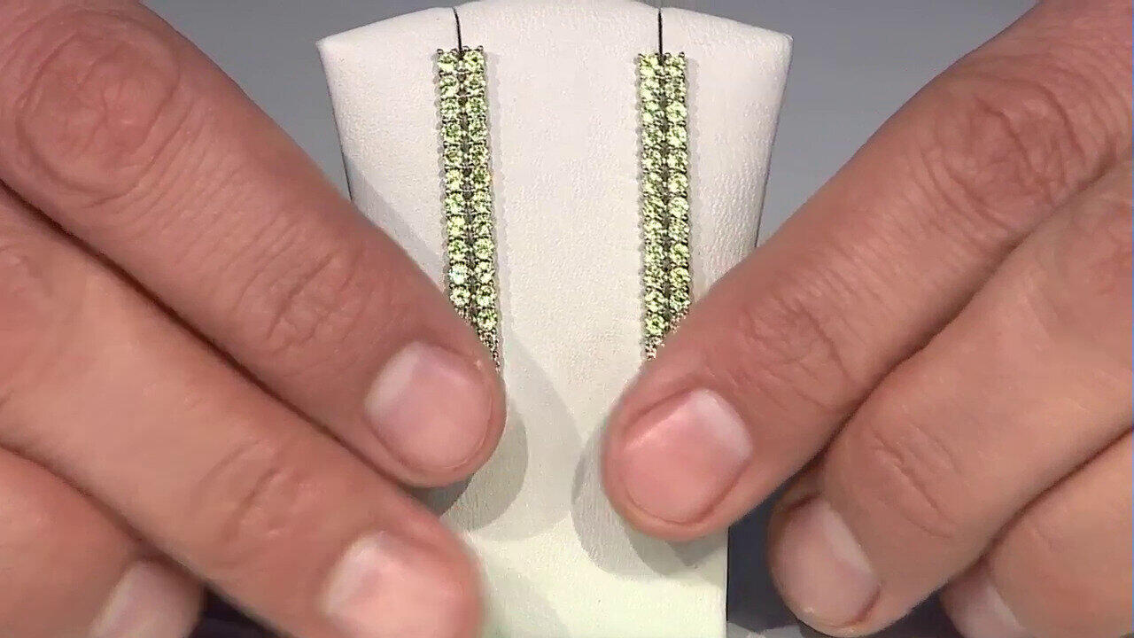 Video Orecchini in argento con Peridoto