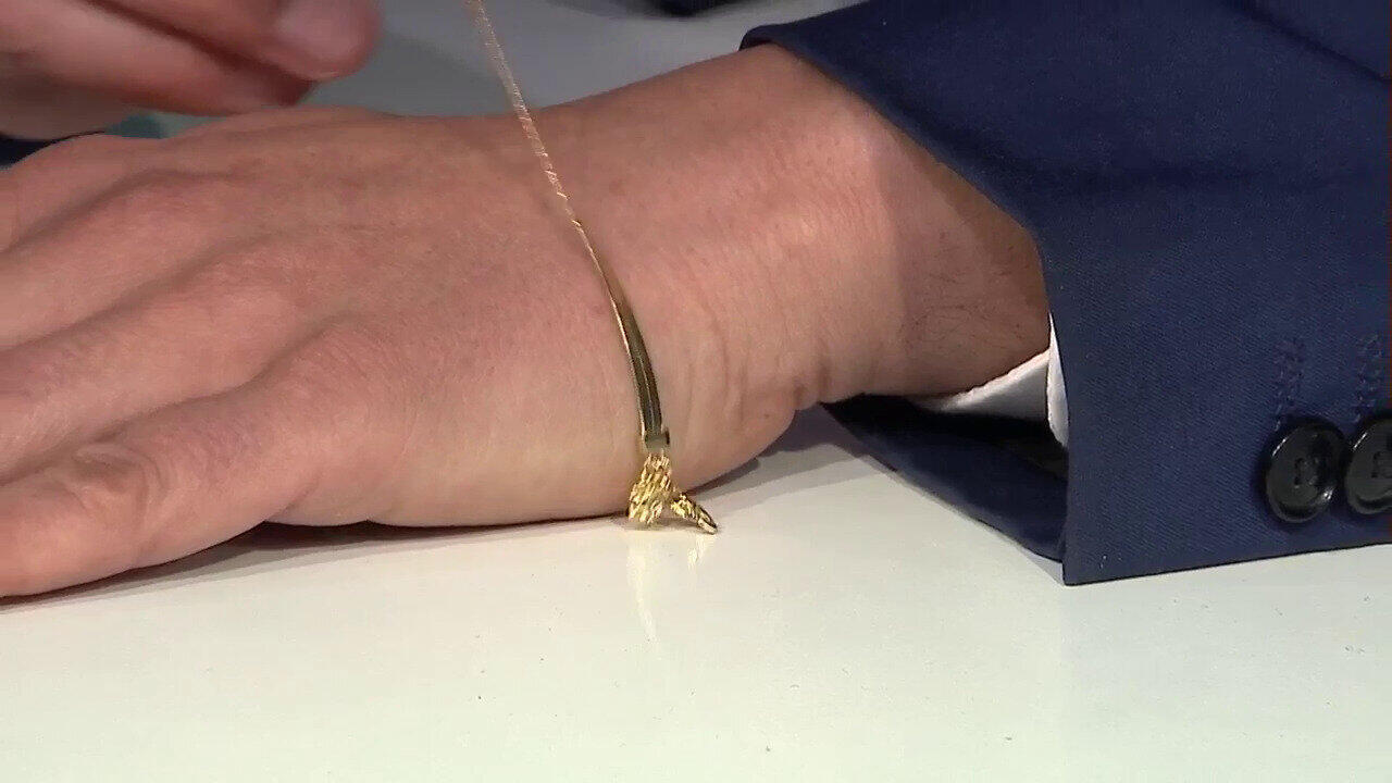 Video Bracciale in argento con Topazio Bianco