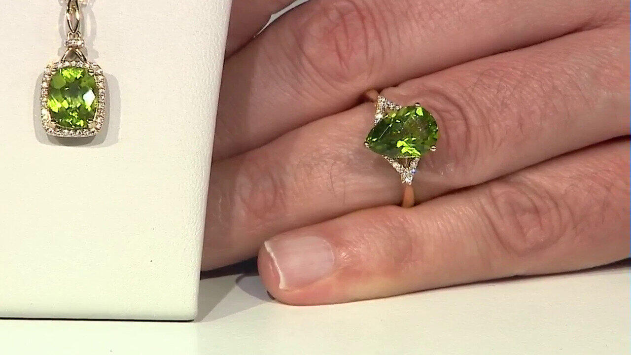 Video Bague en or et Péridot de Dashihe (CIRARI)