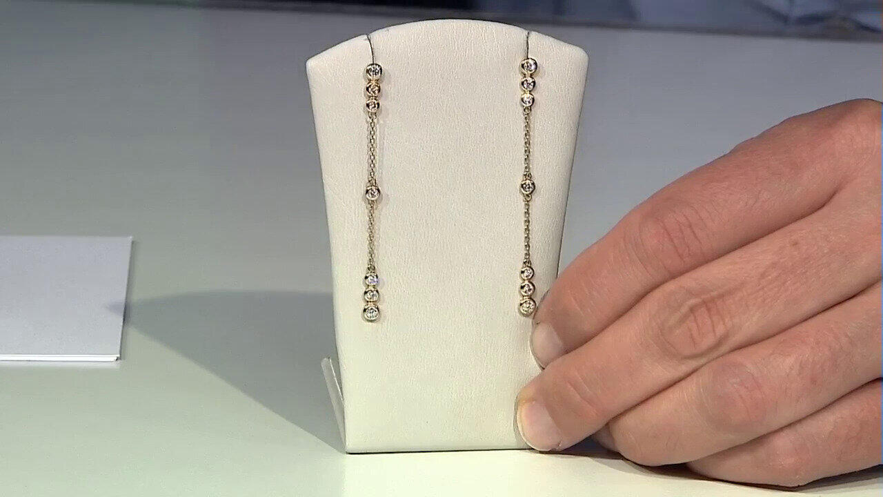 Video Boucles d'oreilles en or et Diamant I1 (H) (CIRARI)