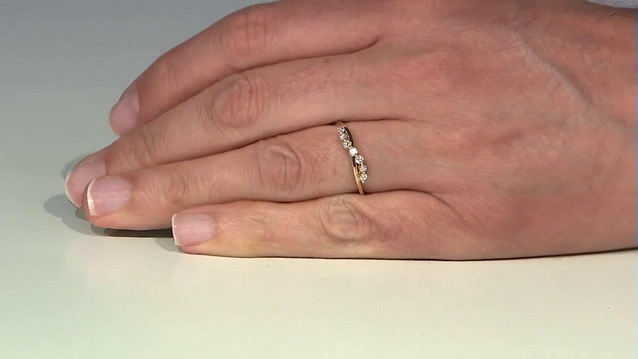 Video Anello in oro con Diamante I1 (H) (CIRARI)