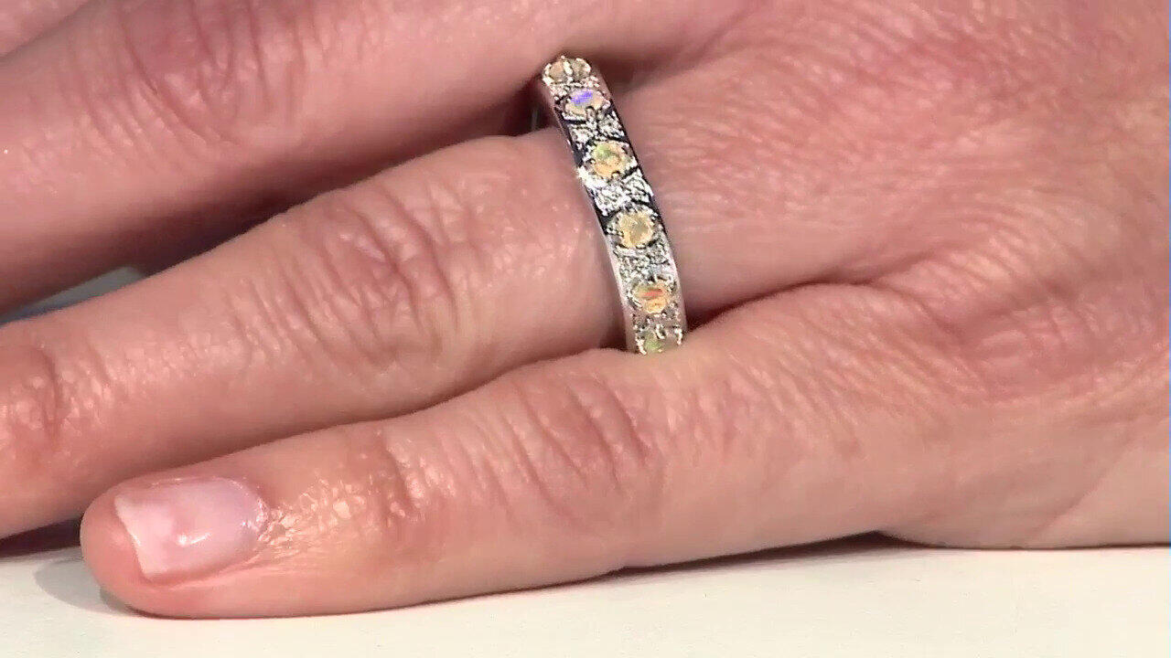 Video Anillo en plata con Ópalo de Welo