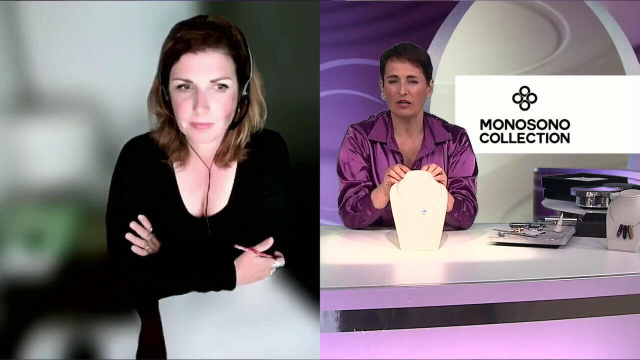 Video Ciondolo in argento con Calcedonio Blu (MONOSONO COLLECTION)
