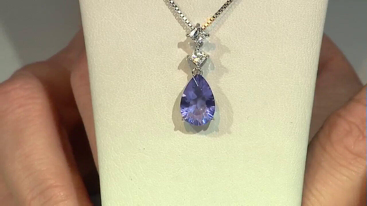Video Ciondolo in argento con Fluorite Cangiante