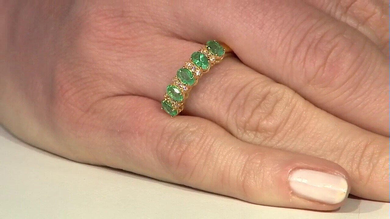 Video Bague en argent et Emeraude d'Ethiopie