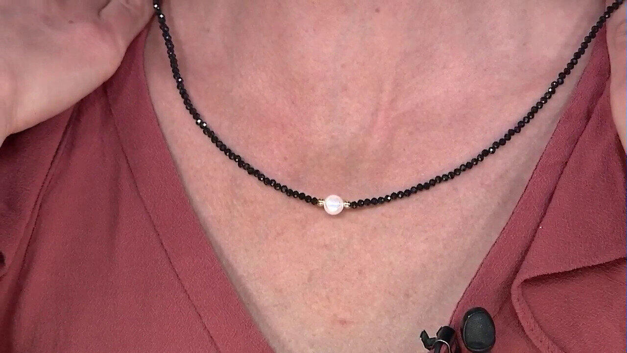 Video Collier en argent et Spinelle noir