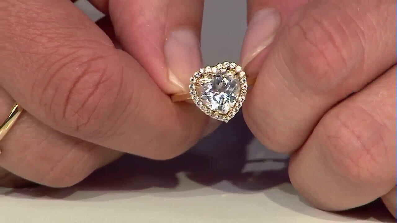 Video Bague en argent et Topaze blanche