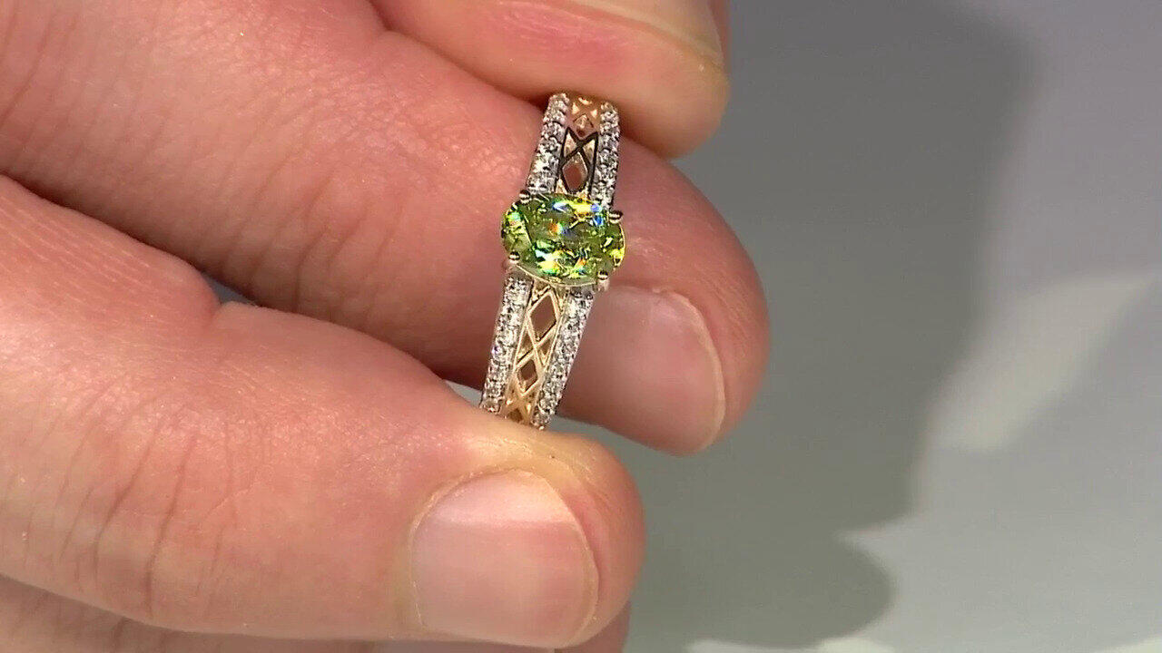 Video 9K Sphalerite Gold Pendant