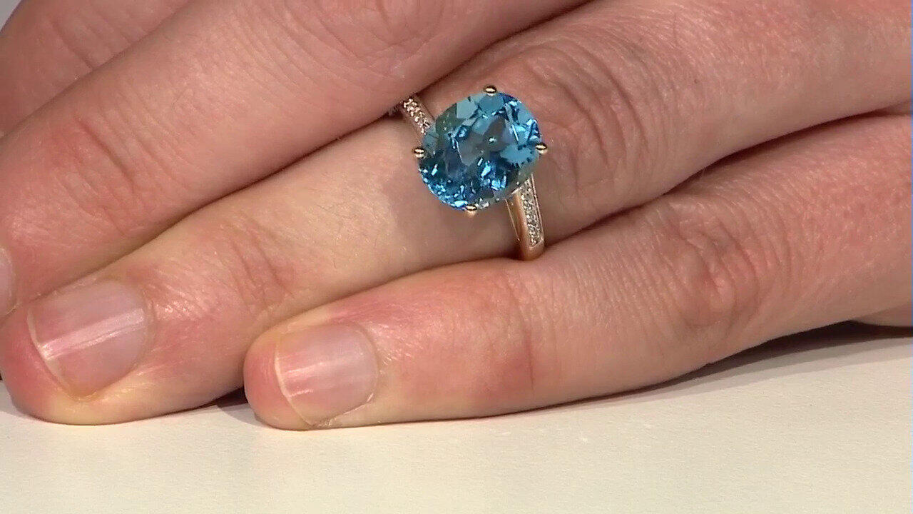 Video Anello in oro con Topazio Marambaia