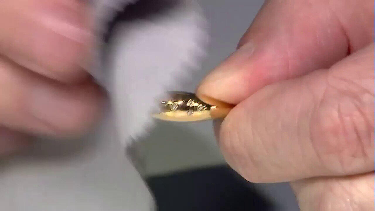 Video I2 (I) Diamant-Silberring