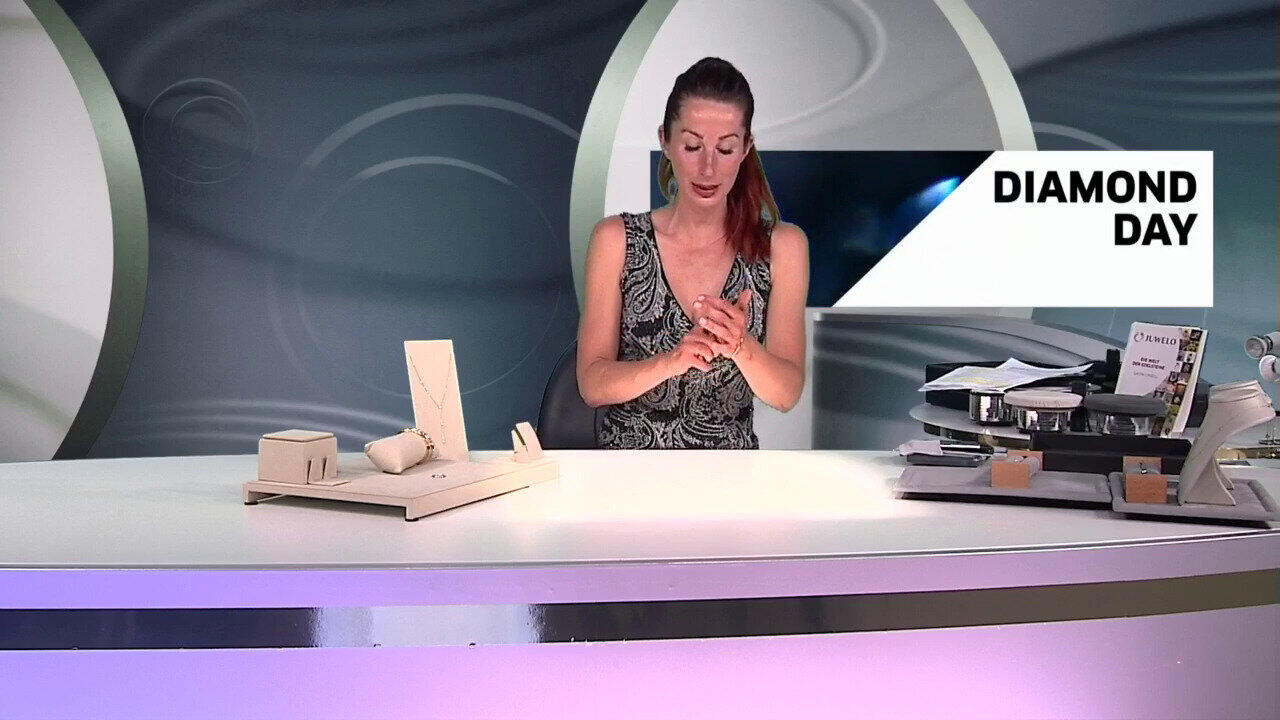 Video Bracelet en argent et Diamant chocolat VS1