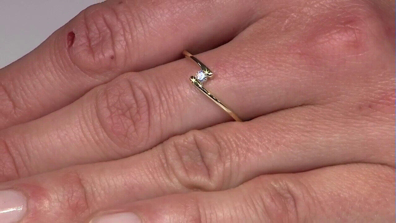 Video Bague en or et Diamant Flawless (F)
