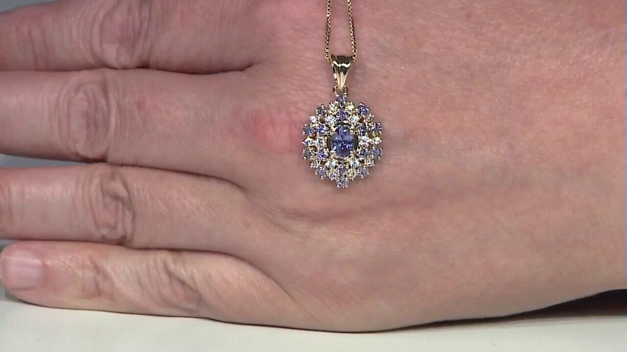 Video Ciondolo in oro con Tanzanite
