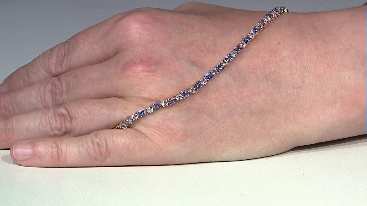 Video Bracciale in argento con Tanzanite