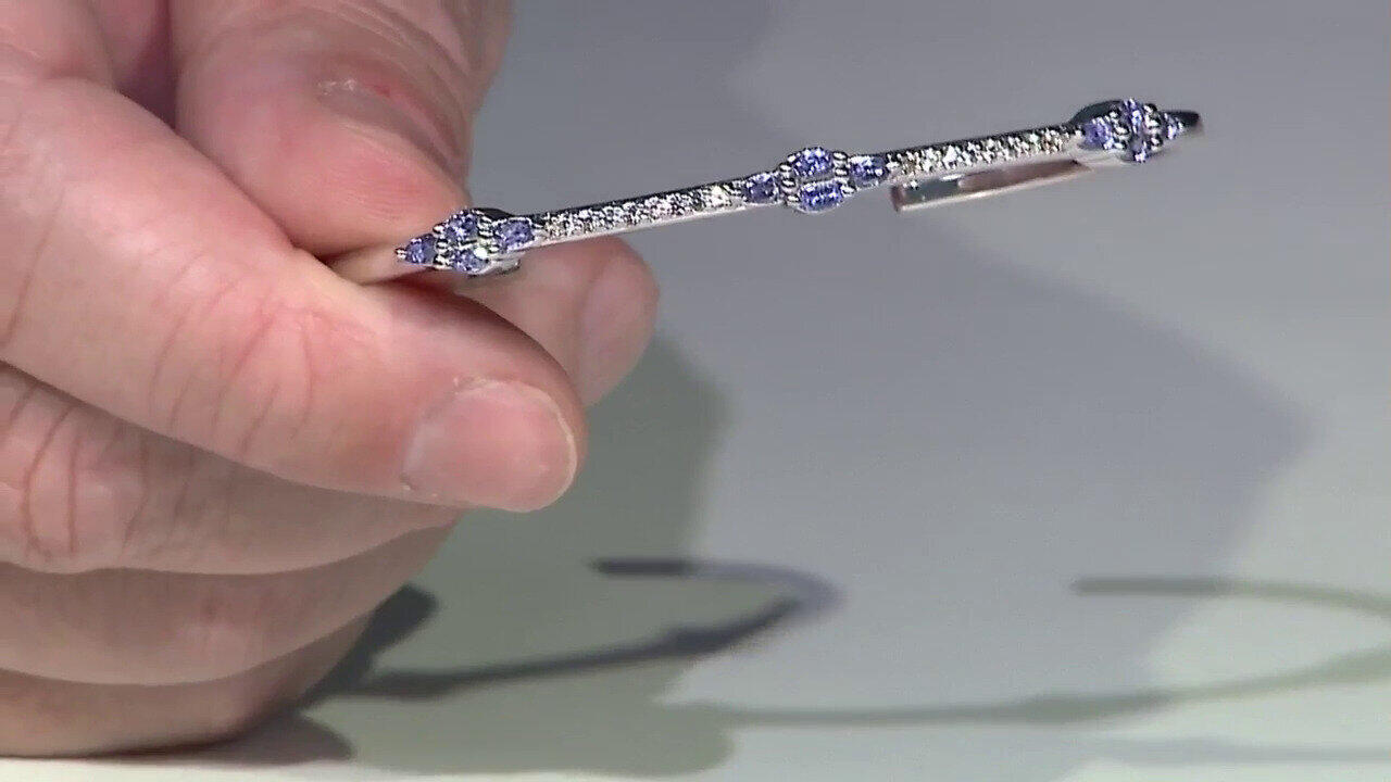 Video Bracciale in argento con Tanzanite