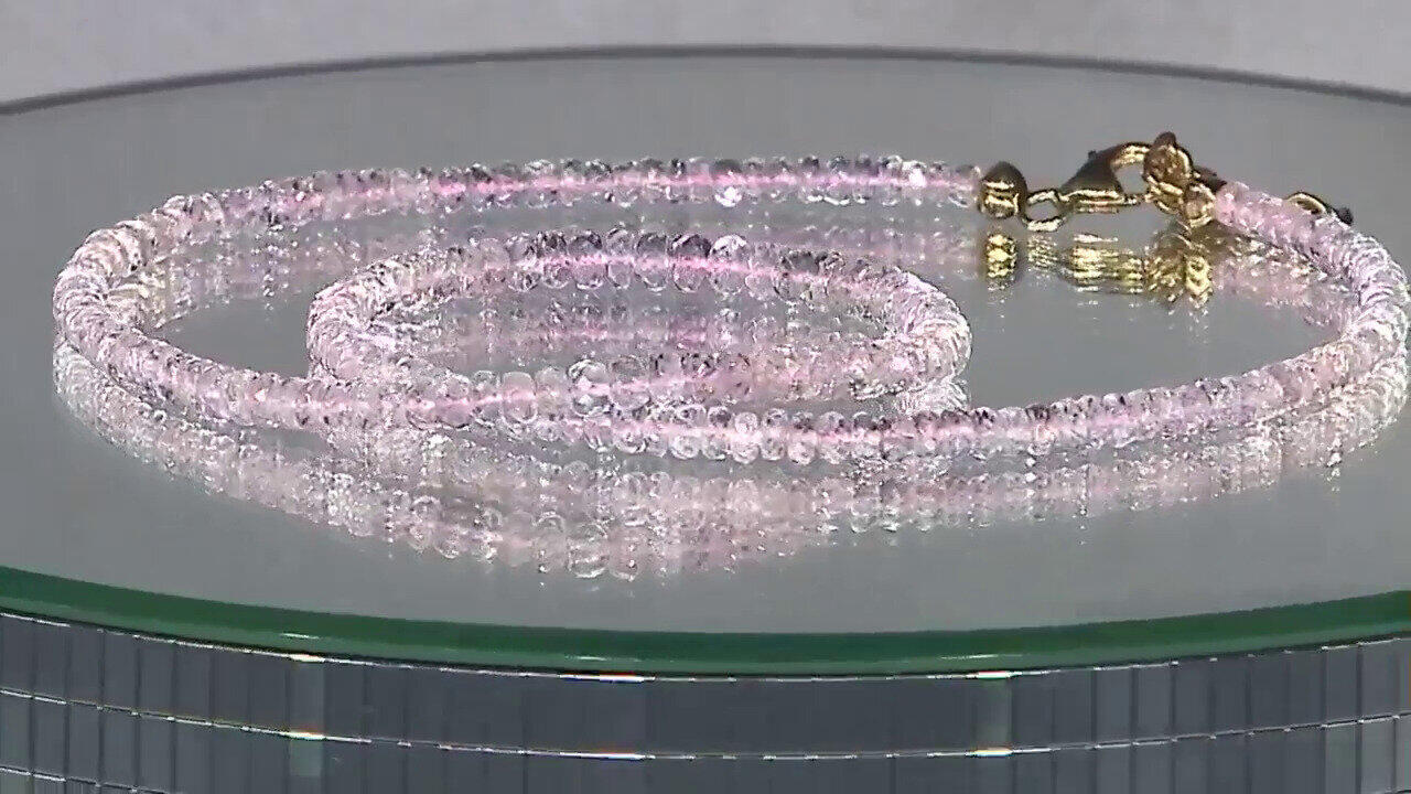 Video Collana in argento con Morganite