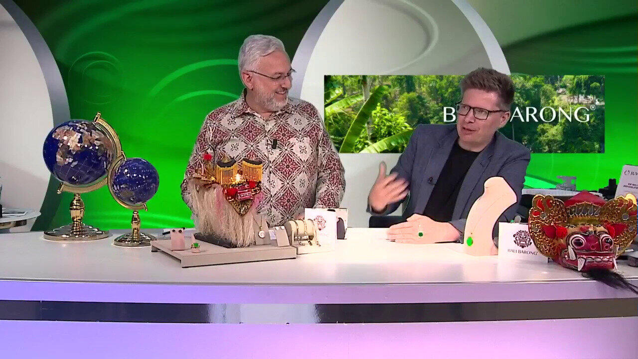 Video Zilveren hanger met een Uwarowiet