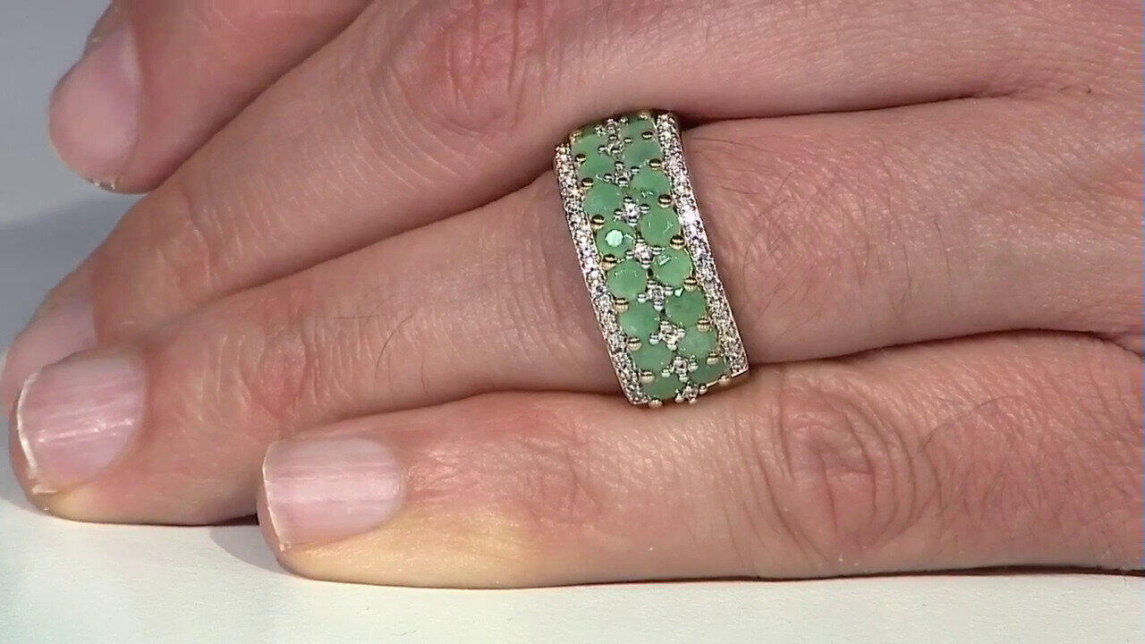 Video Bague en argent et Emeraude de Socoto