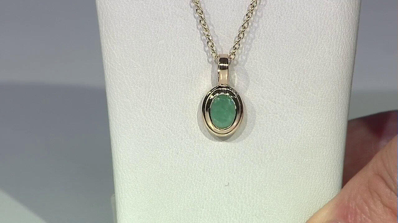 Video Collier en argent et Emeraude de Socoto