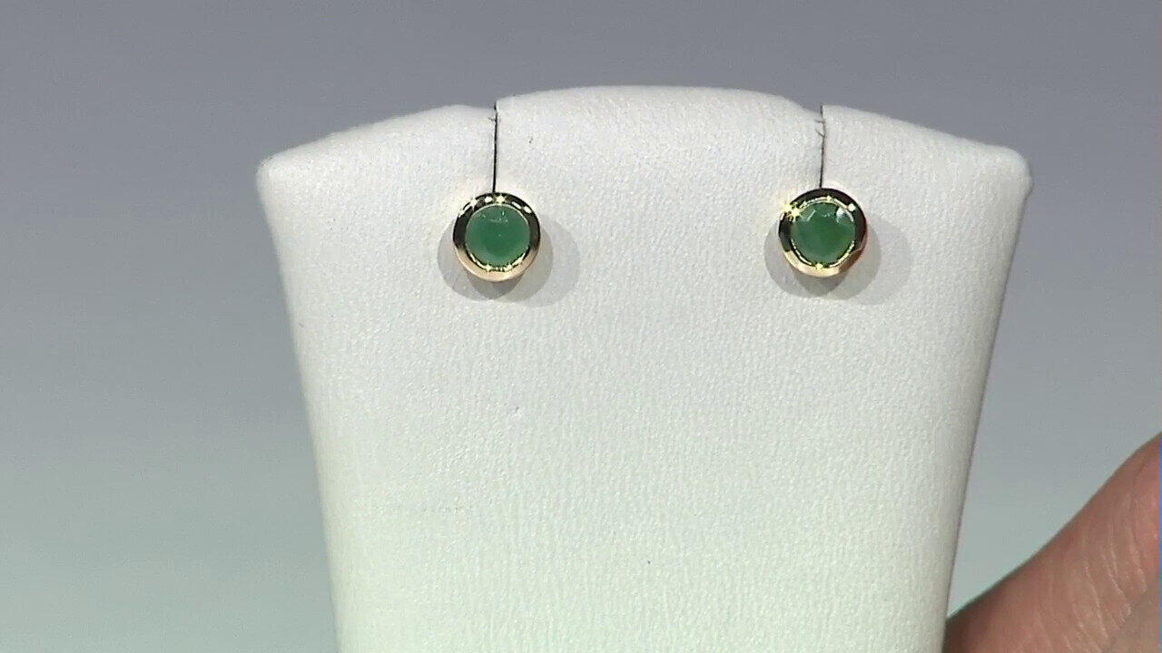 Video Orecchini in argento con Smeraldo Socoto