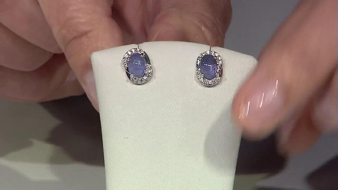 Video Orecchini in argento con Tanzanite