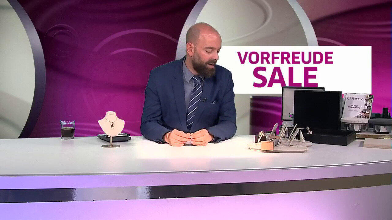 Video Blauer I2 Diamant-Goldring (de Melo)