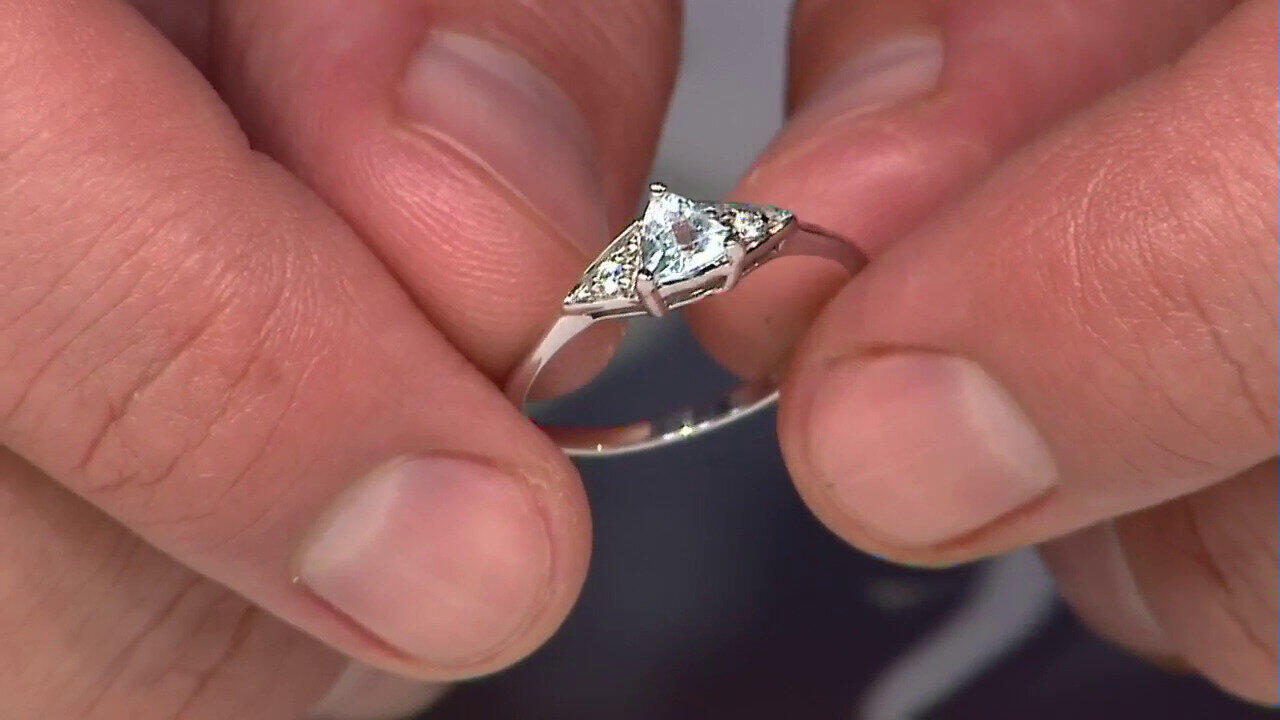Video Bague en argent et Tourmaline cuprifère