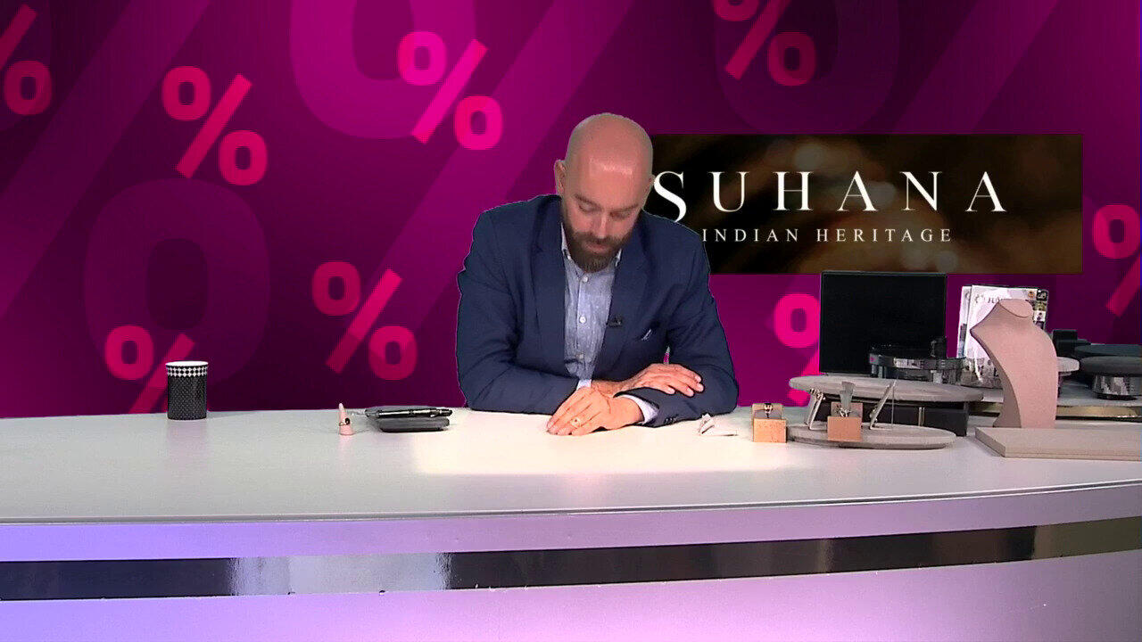 Video Anello in oro con Granato Magenta (SUHANA)