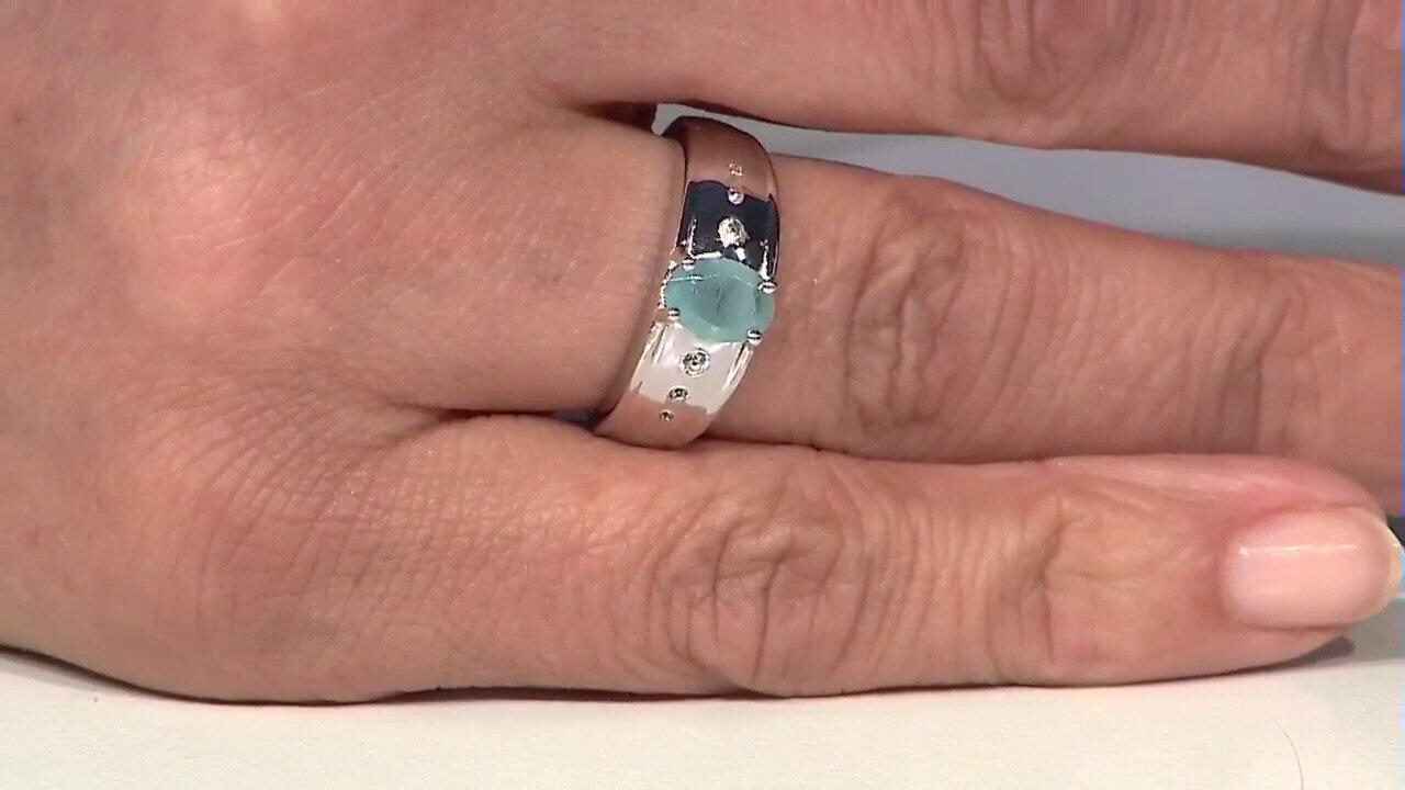 Video Bague en argent et Grandidierite