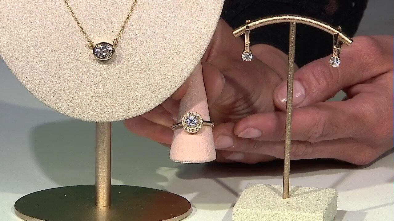 Video Collana in argento con Zircone