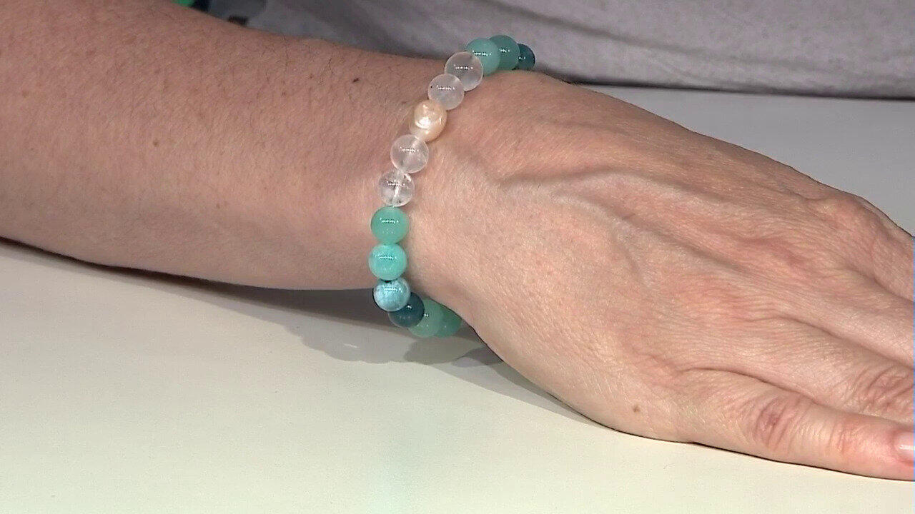 Video Bracciale con Perla d'Acqua Dolce Pesca (Riya)