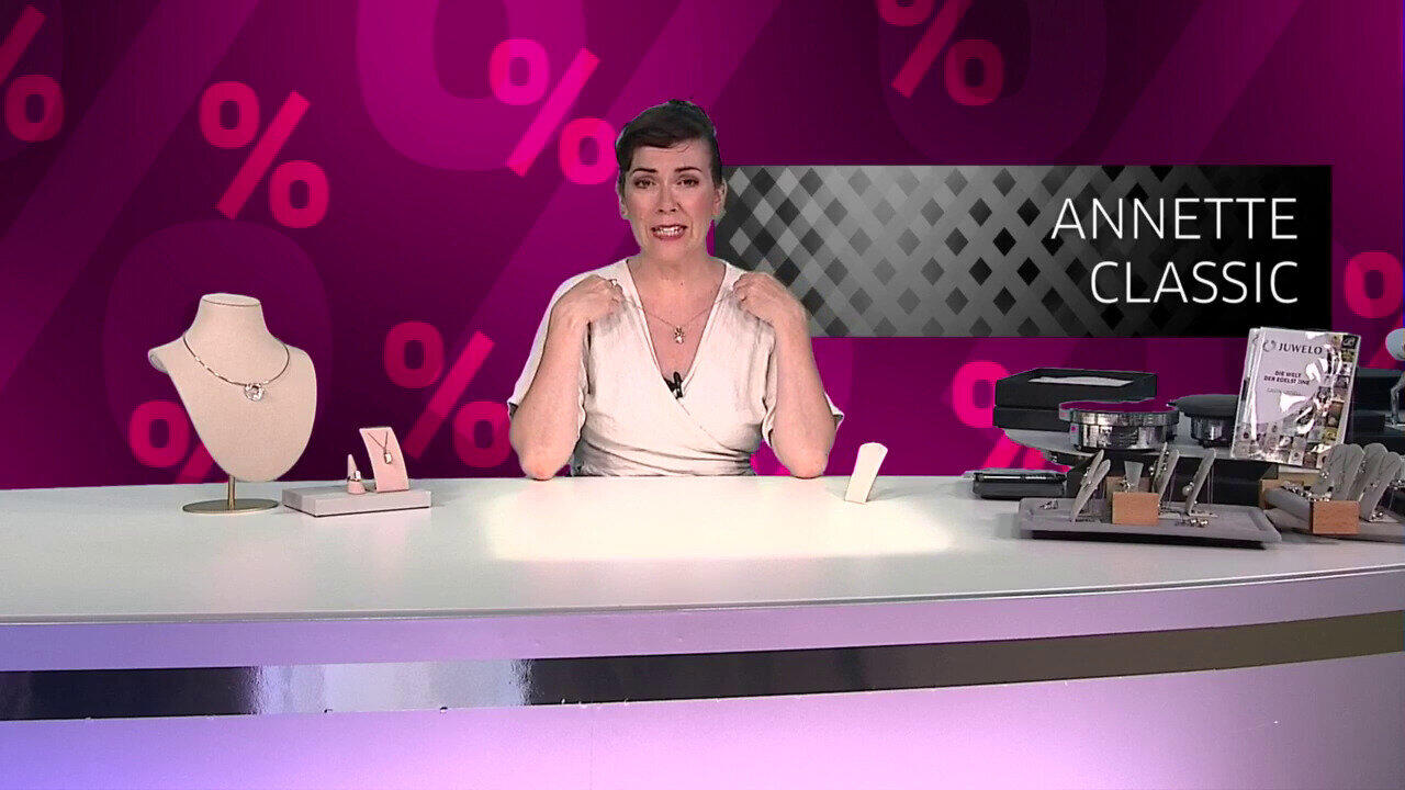 Video Ciondolo in argento con Rodolite (Annette classic)