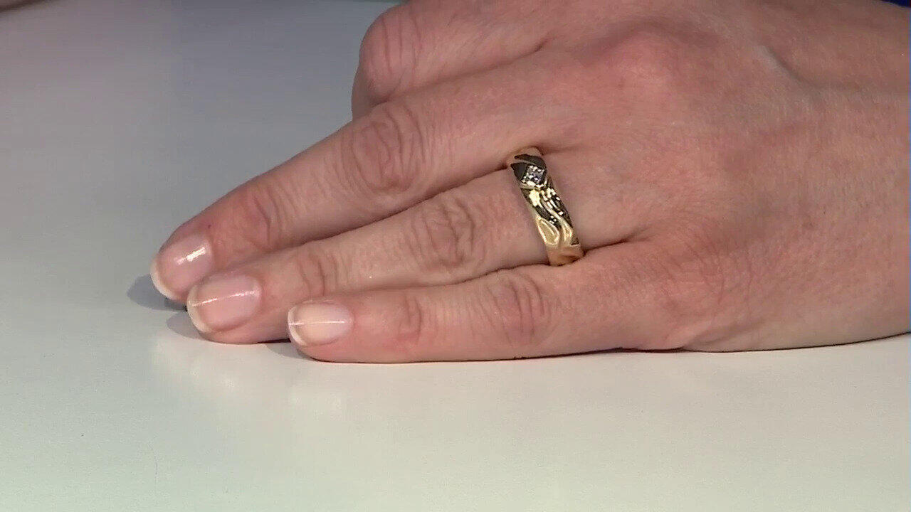Video Anello in oro con Diamante I2 (H) (de Melo)