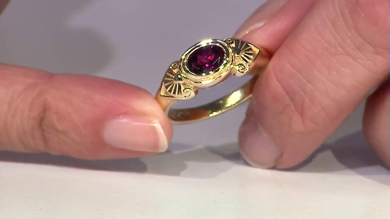Video Bague en argent et Rhodolite de la Vallée du Rift (Remy Rotenier)