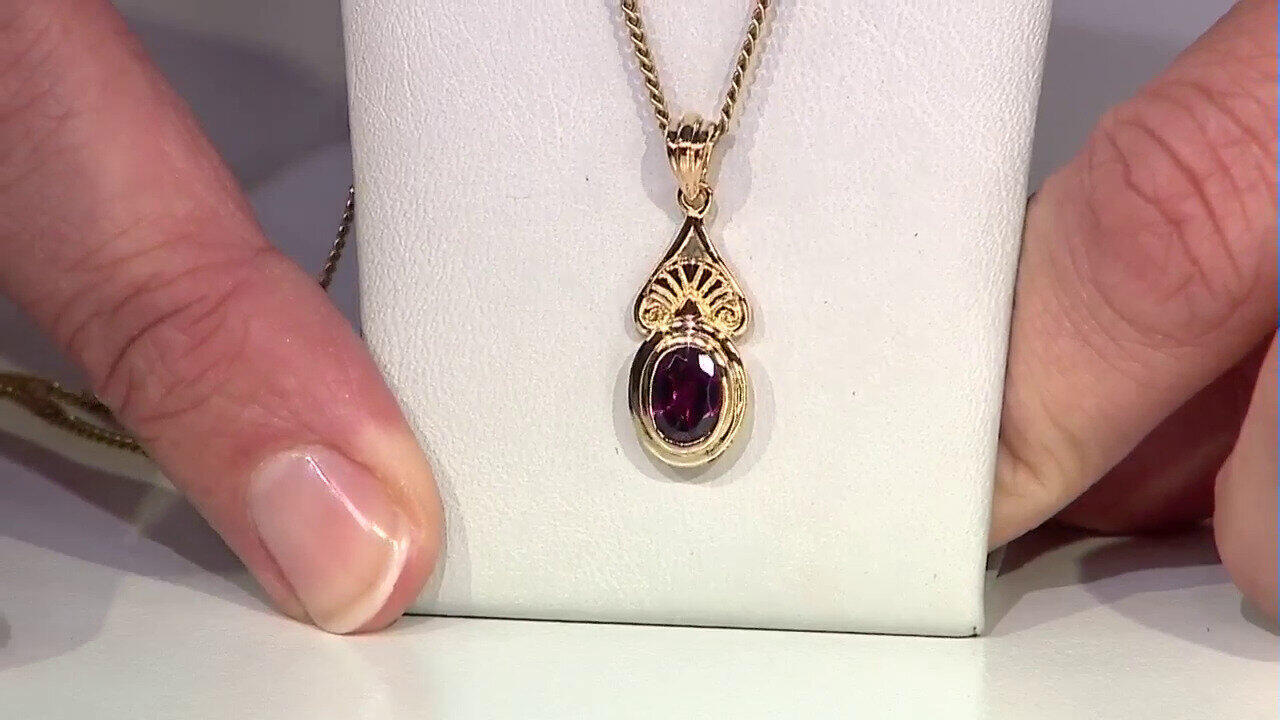 Video Ciondolo in argento con Rodolite della Rift Valley (Remy Rotenier)