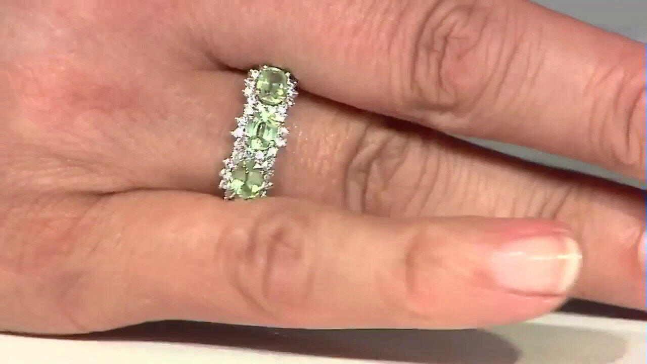 Video Bague en argent et Kyanite Menthe
