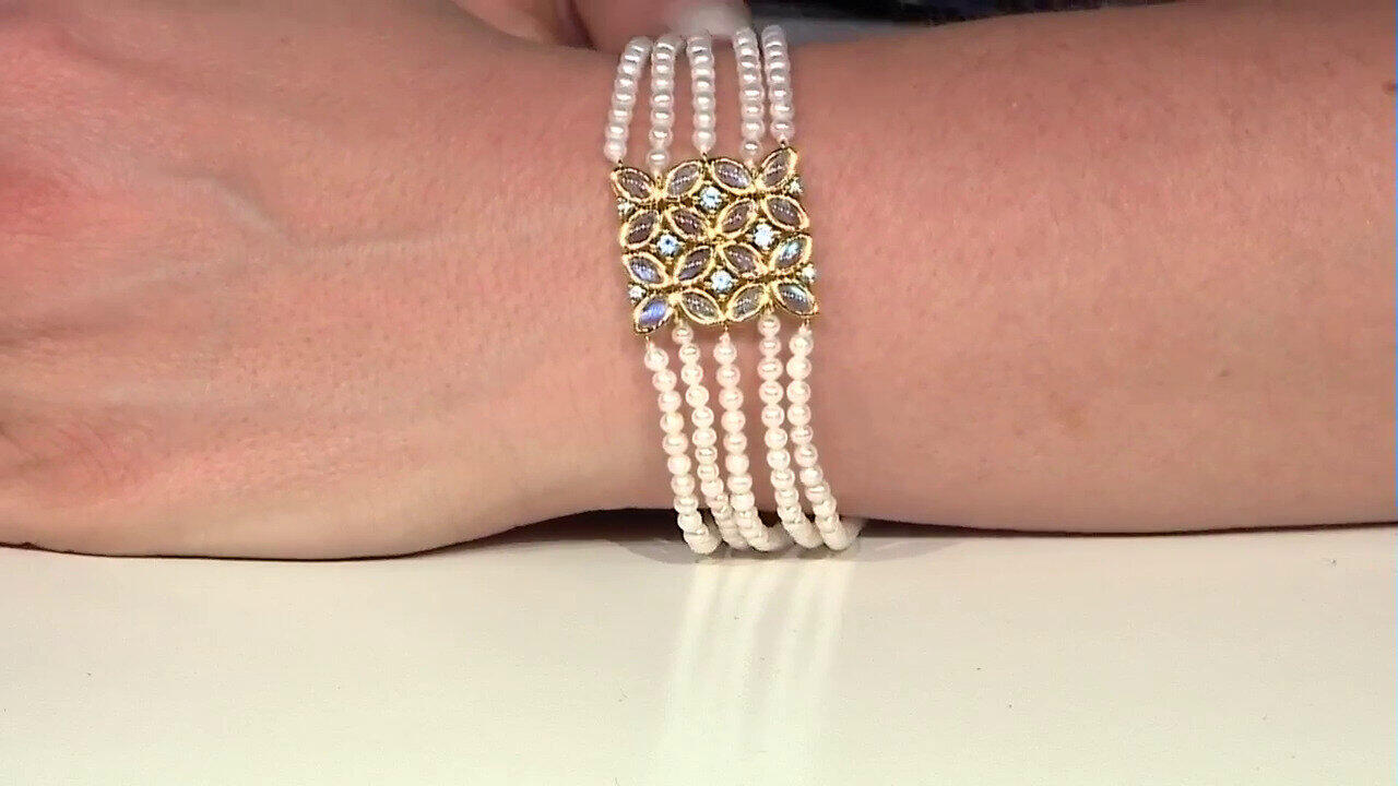 Video Bague en argent et Labradorite bleue de Maniry (KM by Juwelo)