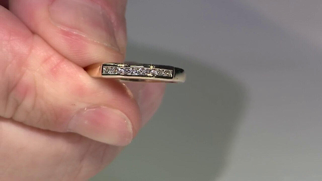 Video Bague en or et Diamant SI2 (H)