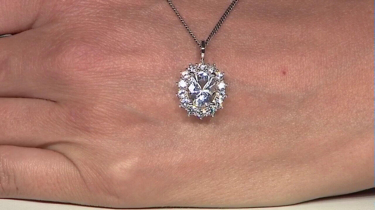 Video Pendentif en argent et Danburite