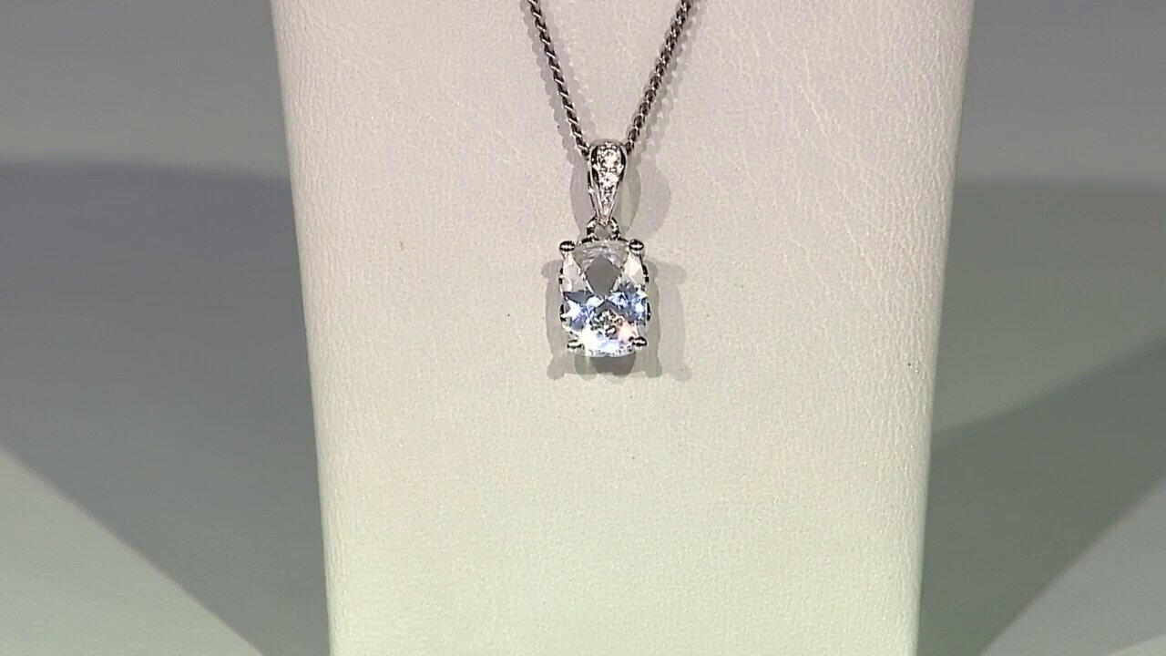 Video Colgante en plata con Danburita