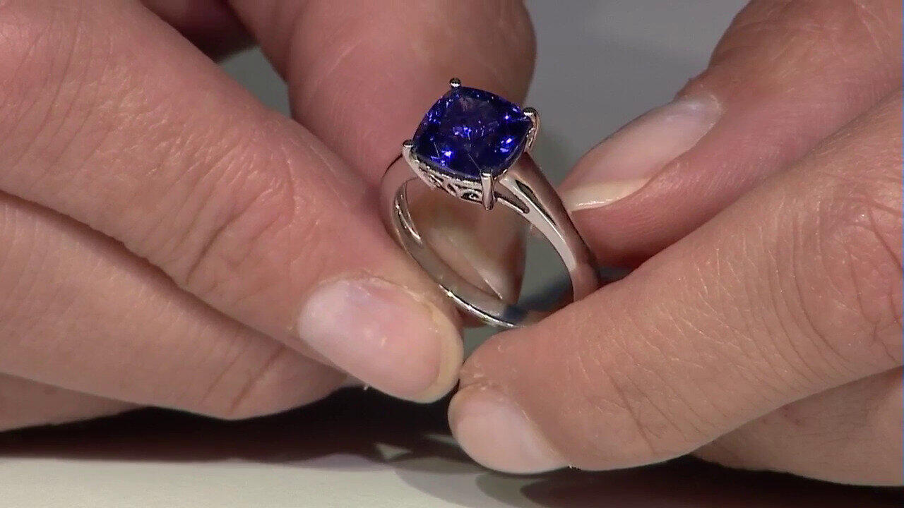 Video Anillo en oro con Tanzanita AAA