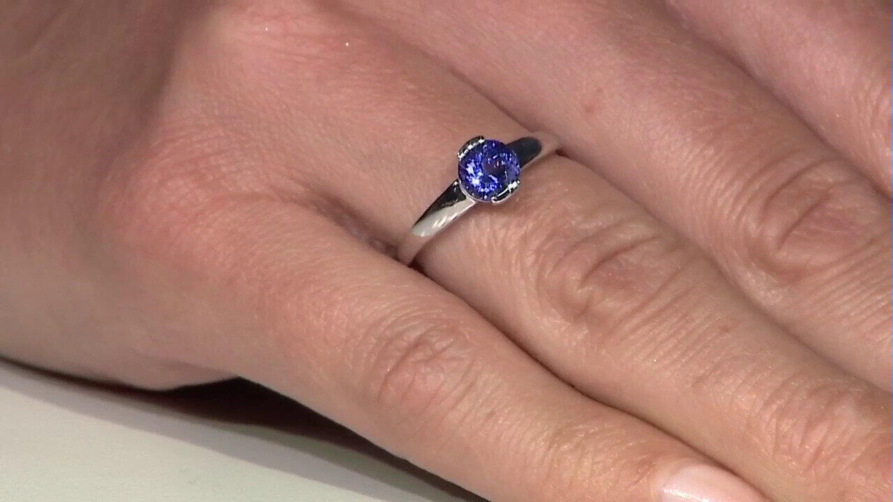 Video Anello in oro con Tanzanite AAA