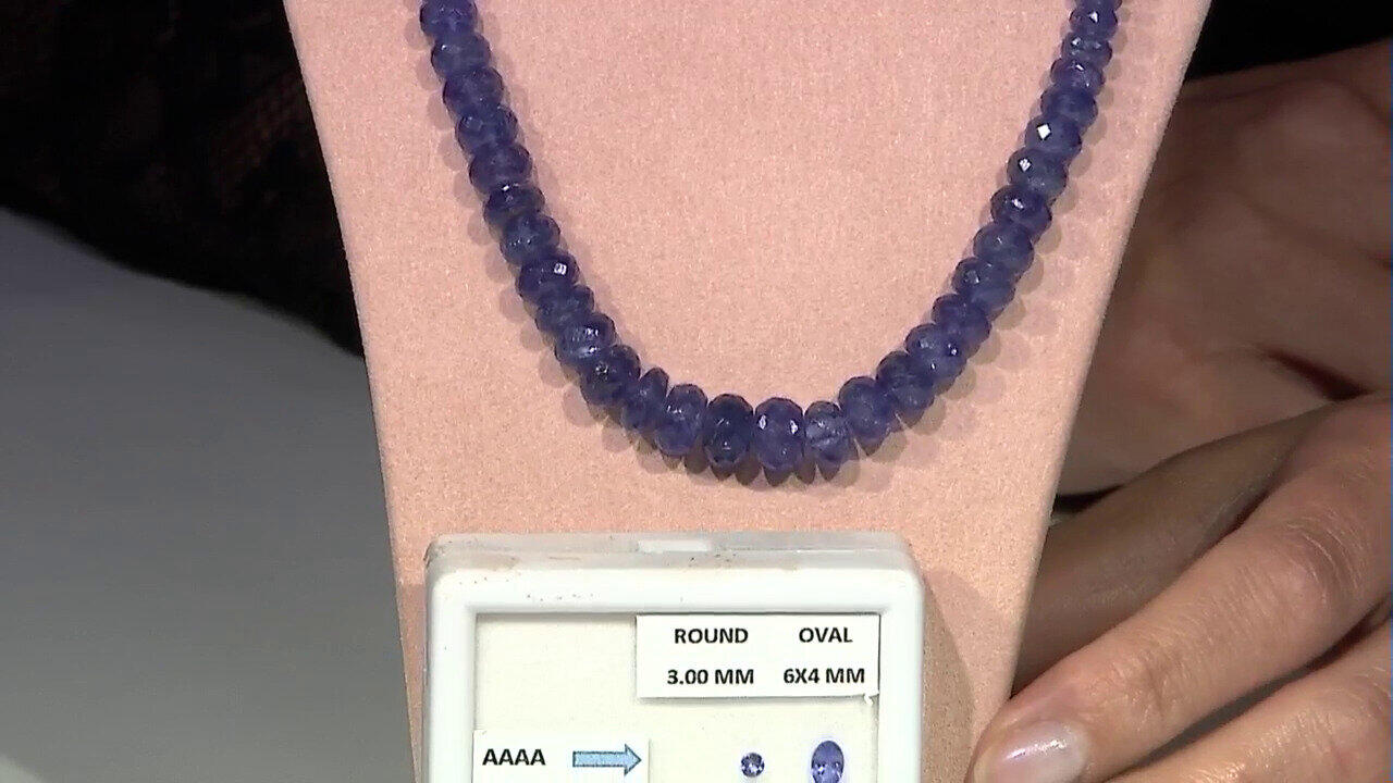 Video 9K Tanzanite Gold Necklace