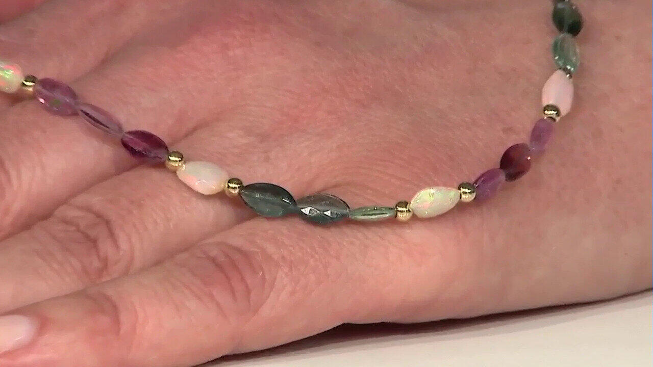 Video Collier en argent et Tourmaline (Riya)