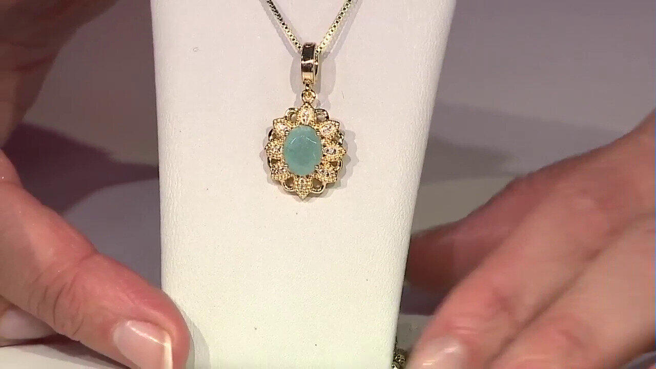 Video Ciondolo in argento con Grandidierite