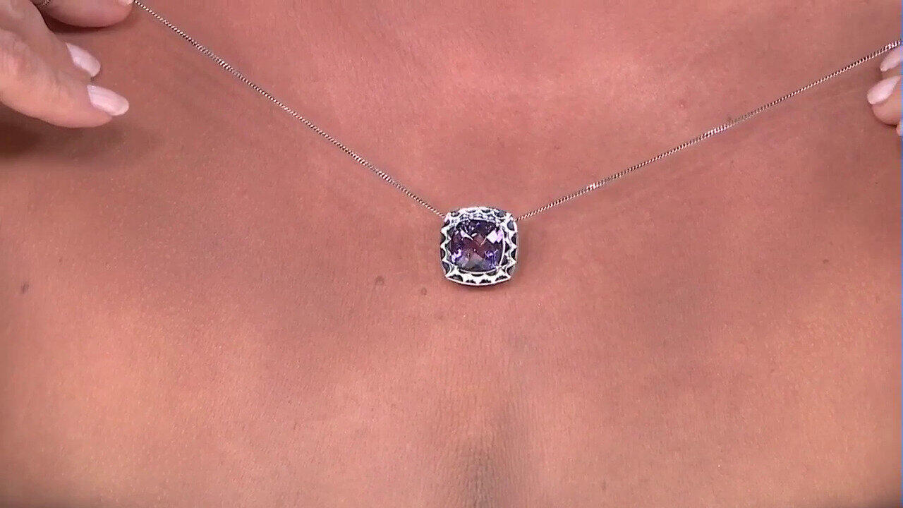 Video Pendentif en argent et Améthyste (Pallanova)
