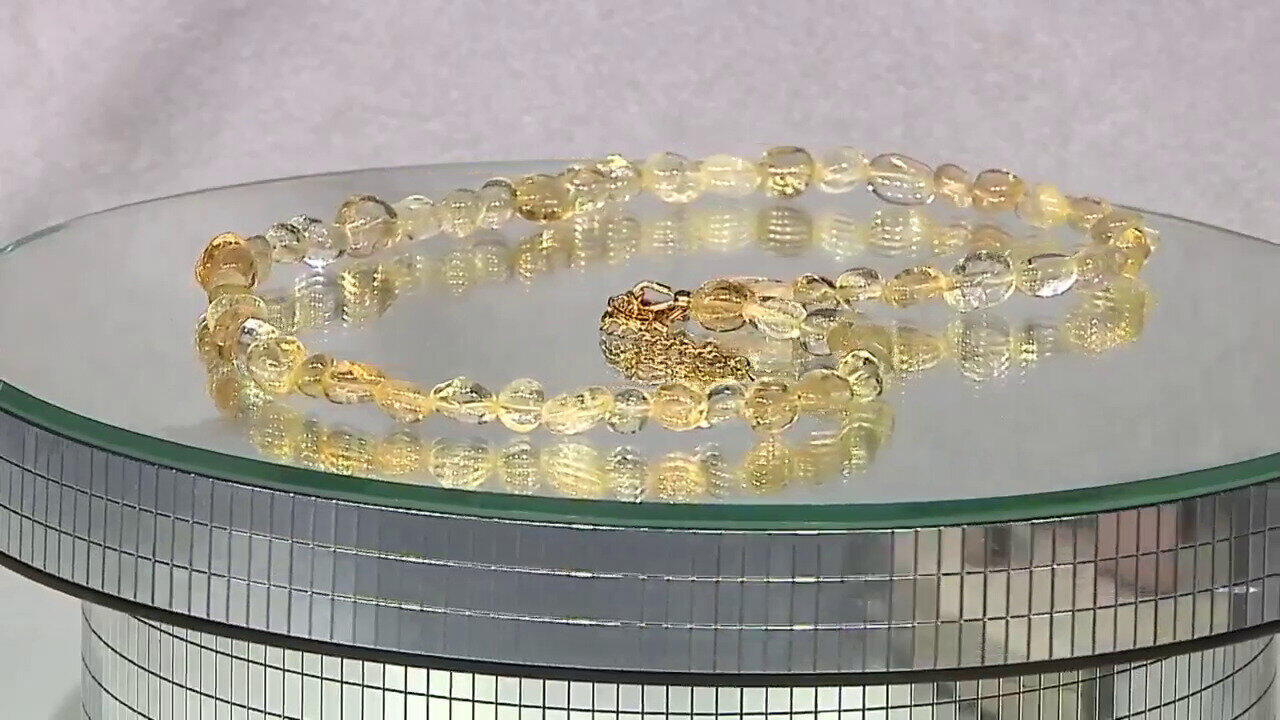 Video Citrine Silver Necklace