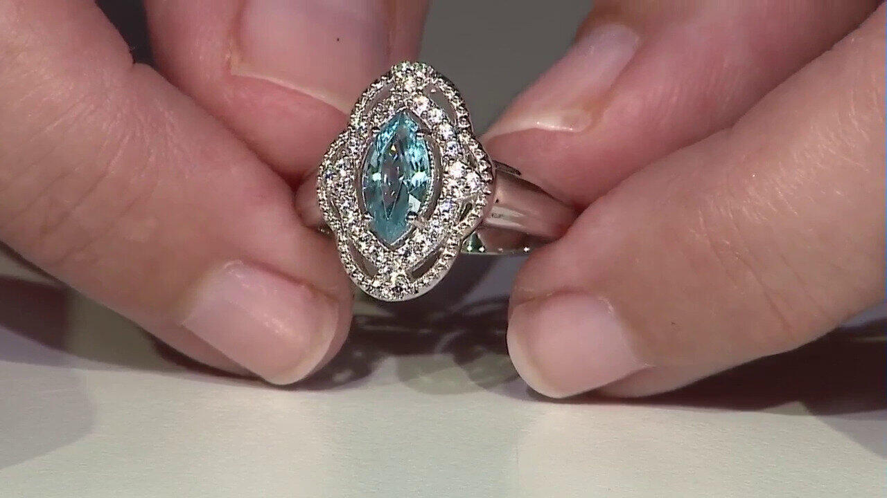 Video Anello in argento con Zircone Ratanakiri